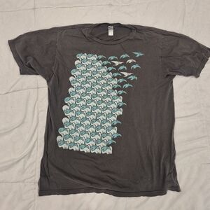Vintage Y2K Geometric Dinosaur T-Shirt